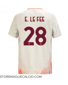 AS Roma Enzo Le Fee #28 Maglia Gara Trasferta Repliche 2024-25 Maniche Corte